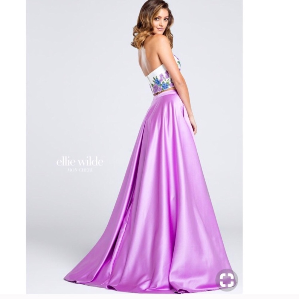 Ellie Wilde two piece prom dress